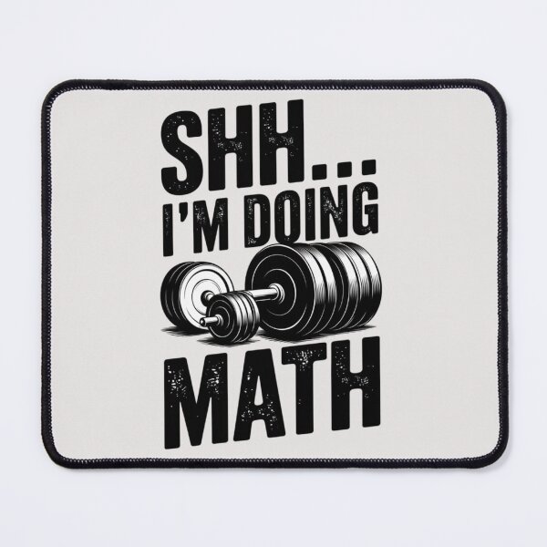 Item preview, Gym Lover - Shhh, I'm doing math designed and sold by 123ks.