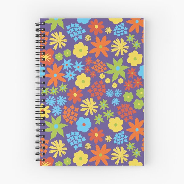 Item preview, Colourful Ditsy Floral Pattern on Purple Background designed and sold by Christina_Denton.