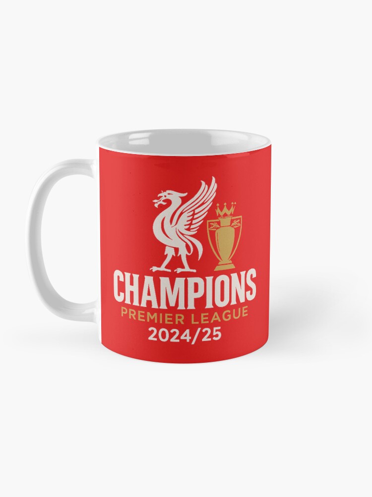 Thumbnail 3 of 6, Coffee Mug, Liverpool FC - Premier League Champions 2024/25 designed and sold by DoubleOThreads.