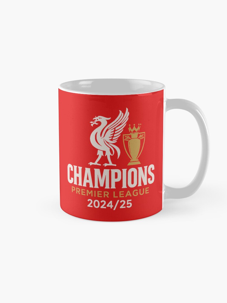 Thumbnail 5 of 6, Coffee Mug, Liverpool FC - Premier League Champions 2024/25 designed and sold by DoubleOThreads.