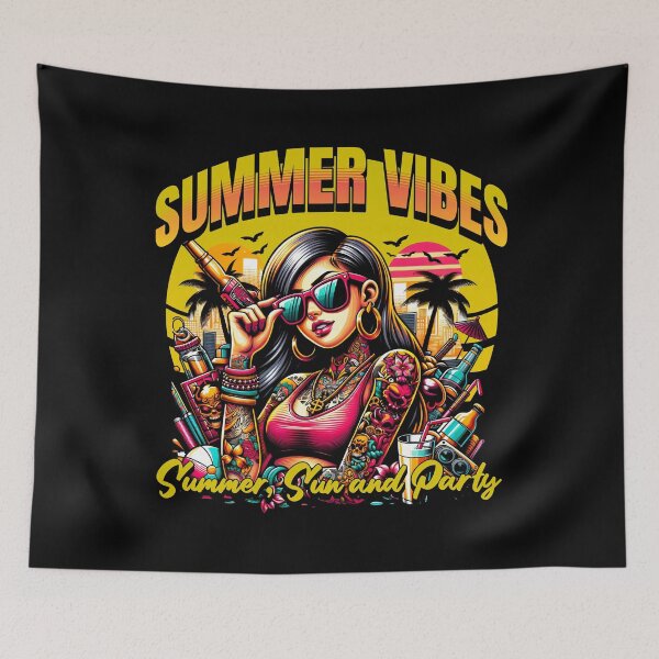 Item preview, Summer Vibes - Cool Summer Design designed and sold by ReneMM.