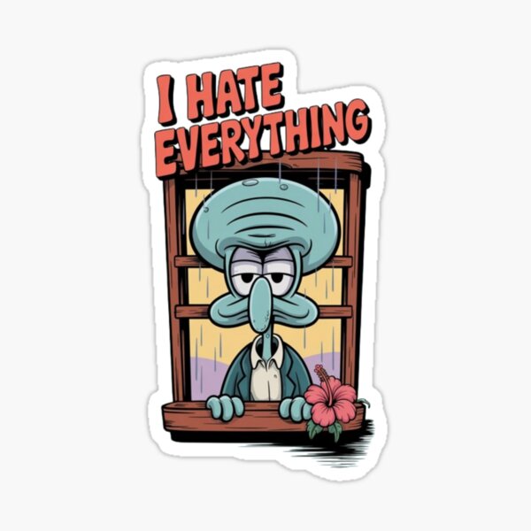 Aperçu de l'œuvre Fenêtre de Squidward créée et vendue par Adiss23.