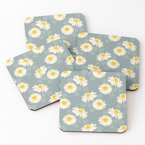 Item preview, Daisies on a gray background designed and sold by lilliblomma.