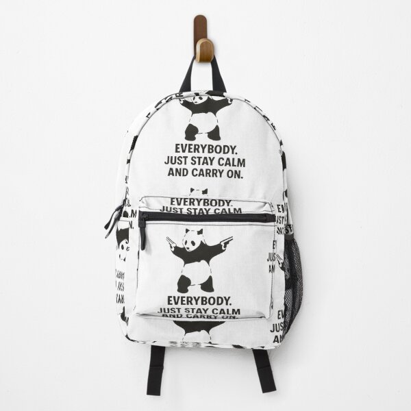 Item preview, Stay Calm Panda | Funny Urban Graffiti Style designed and sold by Sandy's Cheeky Studio.