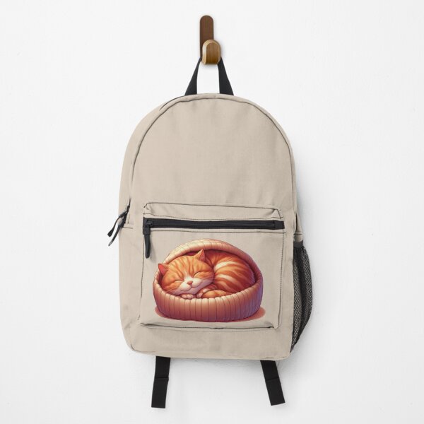 Item preview, Cute orange cat sleeping in basket. designed and sold by Underwoood.