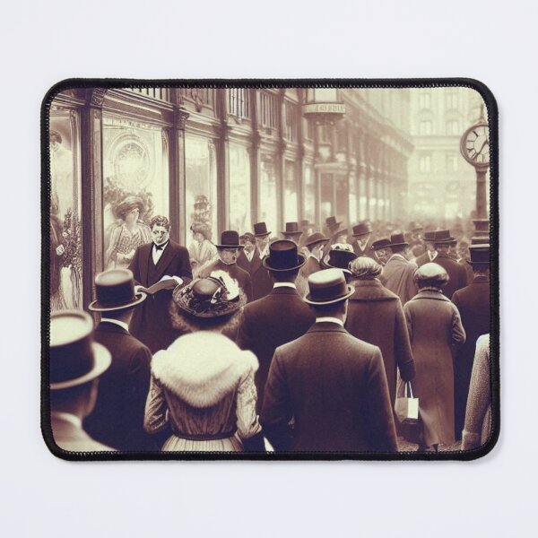 Item preview, Bustling 1920s Berlin – Vintage Black and White City Scene for Urban and History Lovers designed and sold by knalpot-design.