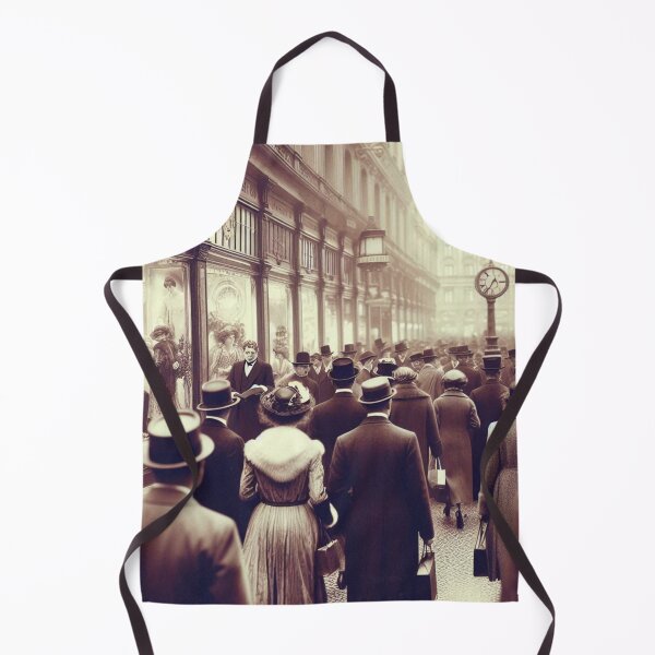 Item preview, Bustling 1920s Berlin – Vintage Black and White City Scene for Urban and History Lovers designed and sold by knalpot-design.