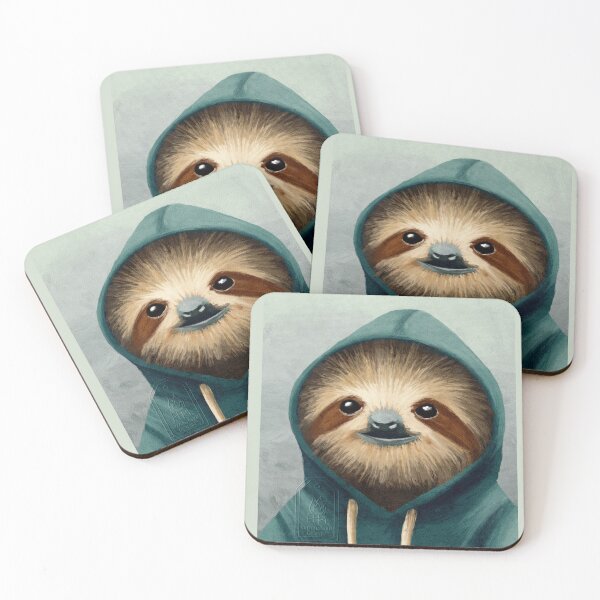 Item preview, Sloth In A Hoodie designed and sold by BurningChair.