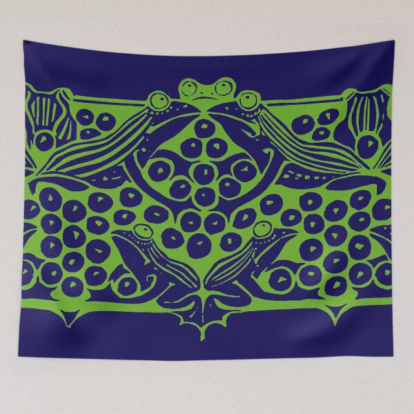 Item preview, Dutch Arts & Crafts Frogs designed and sold by Pixelchicken.
