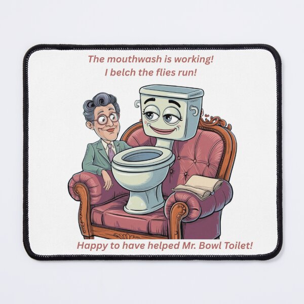 Item preview, A toilet appreciating a therapist! designed and sold by Jamesk82.