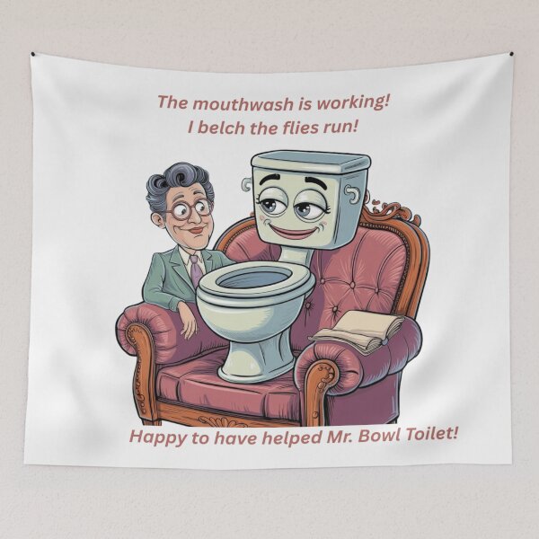Item preview, A toilet appreciating a therapist! designed and sold by Jamesk82.