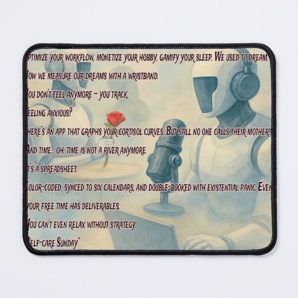 Item preview, Efficiency – Existential Satire on Modern Life designed and sold by CrumblyStudio.
