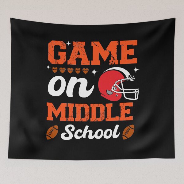 Item preview, Football Game on Middle School Back to School designed and sold by SakuraPxl.