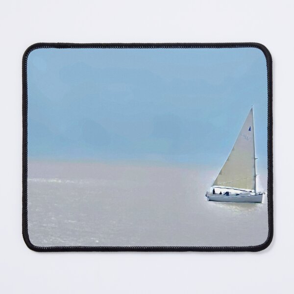 Item preview, Sailboat off beach at Burnham-on-Sea designed and sold by designbywhacky.