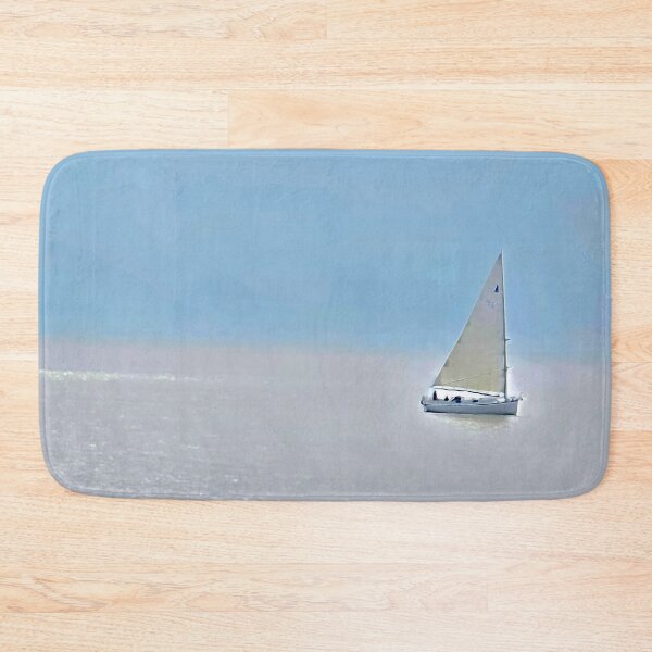 Item preview, Sailboat off beach at Burnham-on-Sea designed and sold by designbywhacky.