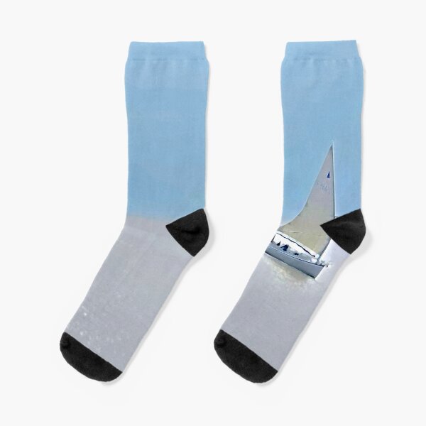 Item preview, Sailboat off beach at Burnham-on-Sea designed and sold by designbywhacky.