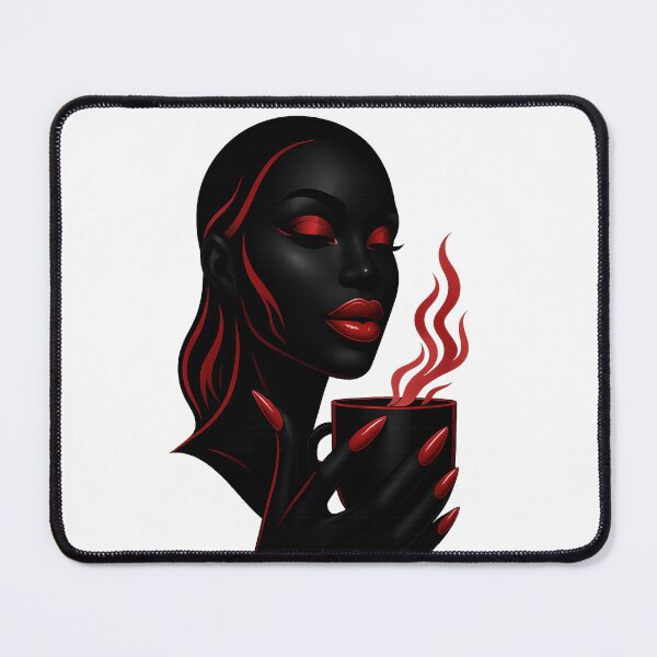 Item preview, "Red Seduction – Feminine Power in Noir Elegance" designed and sold by SoulPrints by Beata.