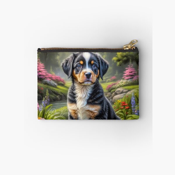 Item preview, Tyrone Greater Swiss Mountain Puppy Portrait designed and sold by Heart and Soul Studio.