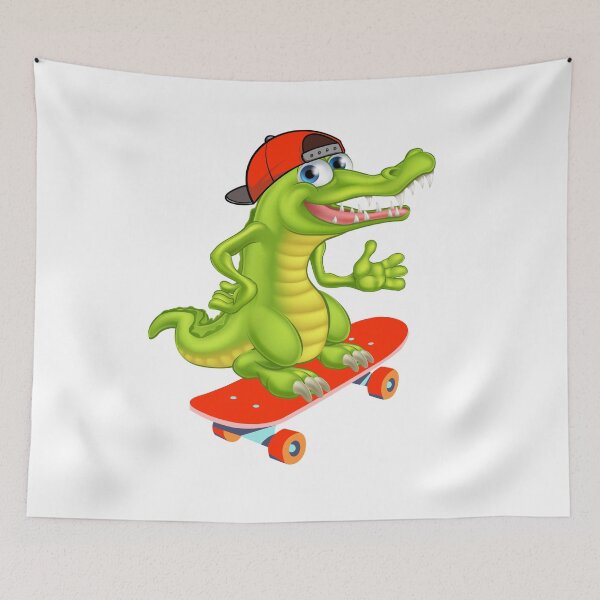 Item preview, Skateboarding Aligator designed and sold by BlesstB.