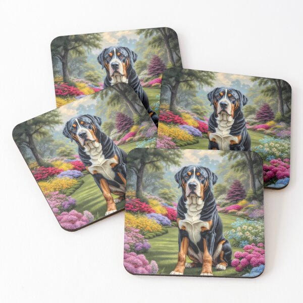 Item preview, Tessa Greater Swiss Mountain Dog Portrait designed and sold by Heart and Soul Studio.