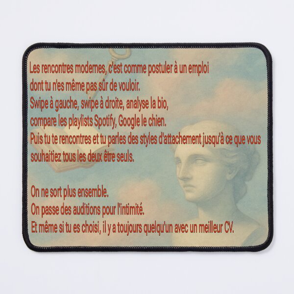 Item preview, Rencontres Modernes : Auditionner pour l’Intimité - Art Satirique sur l'Amour et la Solitude designed and sold by CrumblyStudio.