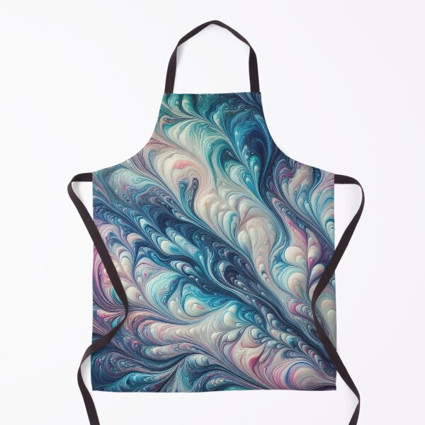 Item preview, Fluid Iridescent Marble Texture Pink and Blue Tones designed and sold by JohnnyVillas.