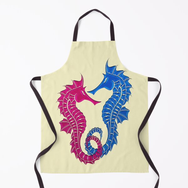 Item preview, Pink & Blue Seahorses designed and sold by rainsdesigns.