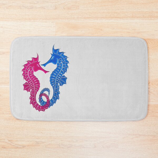 Item preview, Pink & Blue Seahorses designed and sold by rainsdesigns.