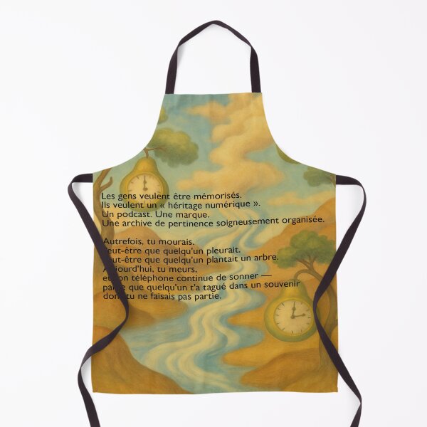 Item preview, Héritage Numérique - Art Existentiel sur la Mémoire et la Décadence designed and sold by CrumblyStudio.