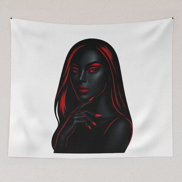 Item preview, Red Queen – Divine Power in Crimson Silence" designed and sold by SoulPrints by Beata.
