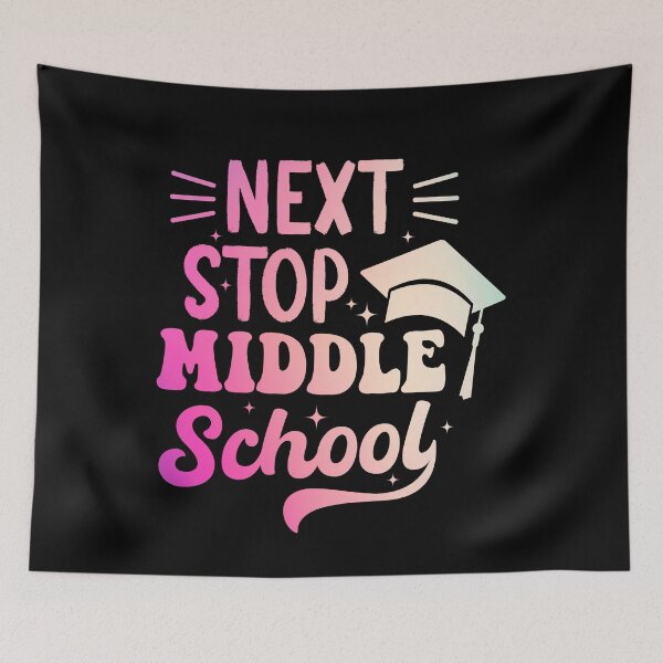 Item preview, Next Stop Middle School Elementary School designed and sold by SakuraPxl.
