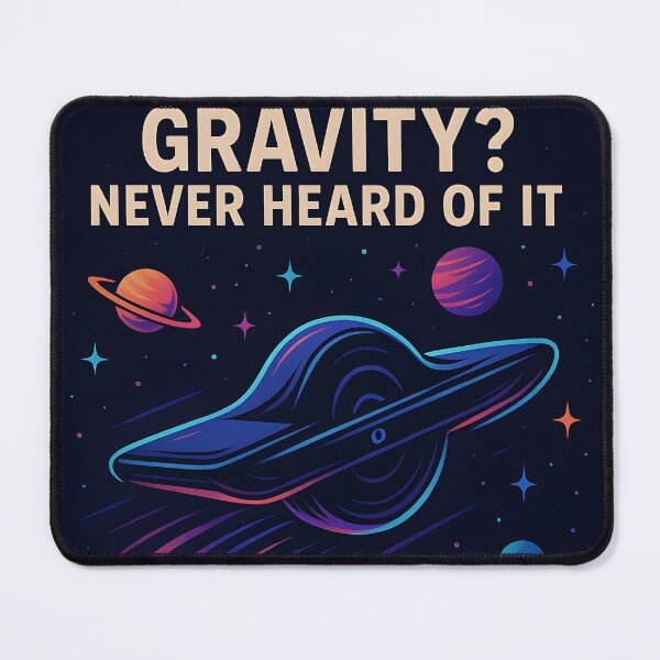 Item preview, Gravity? Never Heard of It - Futuristic Onewheel Space Ride designed and sold by Boombox Theory.