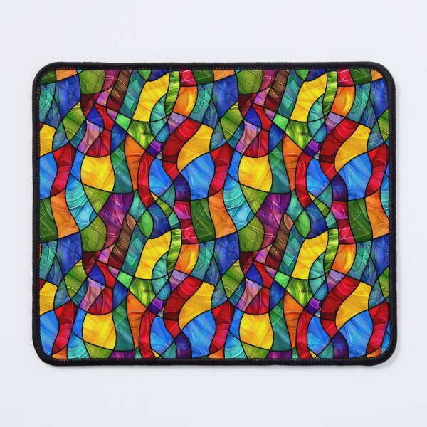 Item preview, Modern Stained Glass in Colors designed and sold by MidArtForge.