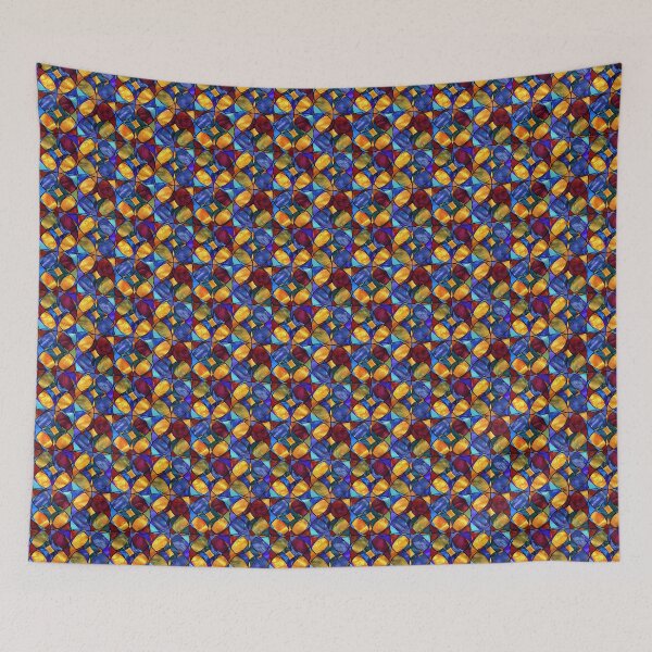 Item preview, Modern Stained Glass in Colors designed and sold by MidArtForge.