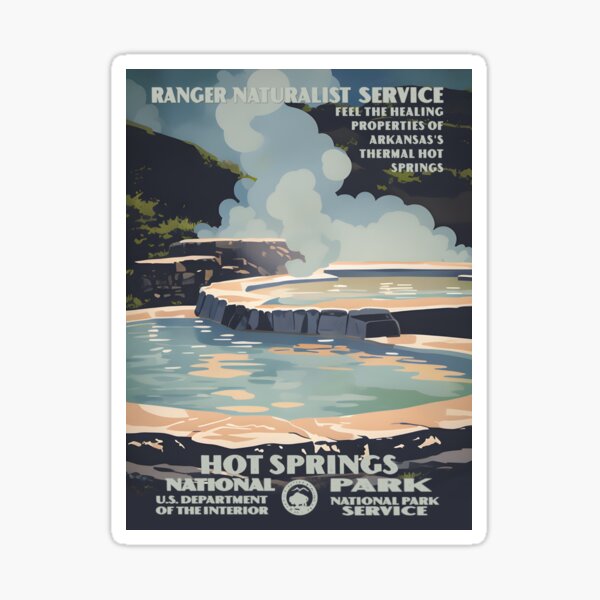 Item preview, Hot Springs National Park designed and sold by Mikycle.
