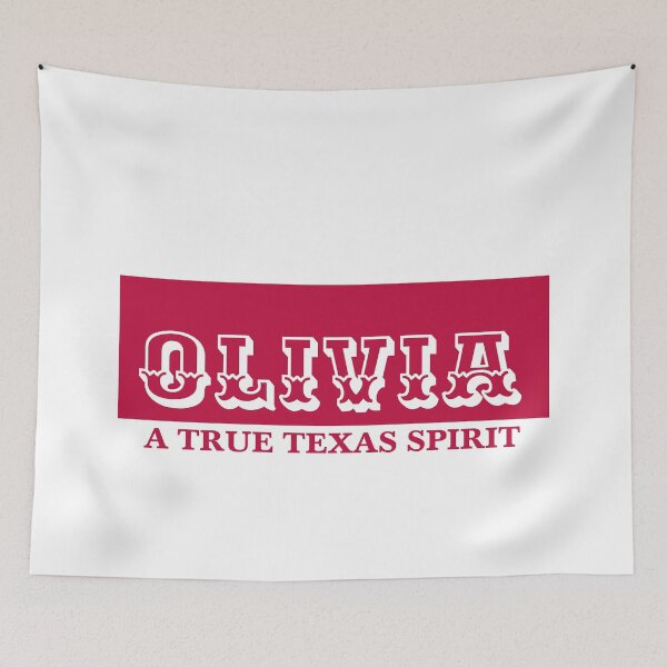 Item preview, OLIVIA A True Texas Spirit - Personalization Possible, Unique designed and sold by villacreativa.