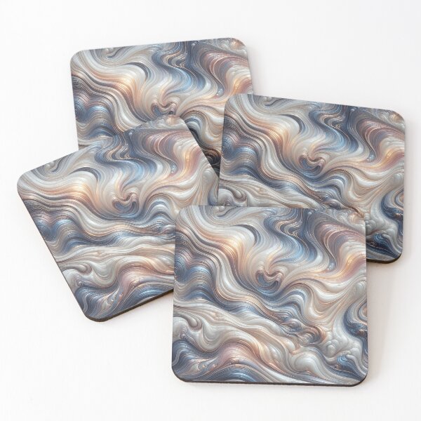 Item preview, Fluid Iridescent Marble Texture Candy Magical Tones 29 designed and sold by JohnnyVillas.