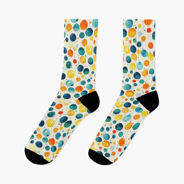 Item preview, Watercolor Polka Dot Pattern – Colorful Abstract Circles designed and sold by SylvieVibes.