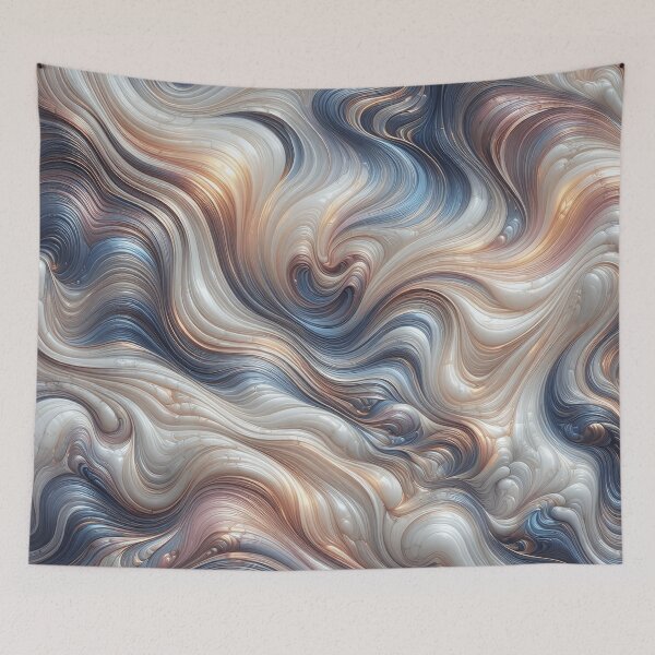 Item preview, Fluid Iridescent Marble Texture Candy Magical Tones 29 designed and sold by JohnnyVillas.