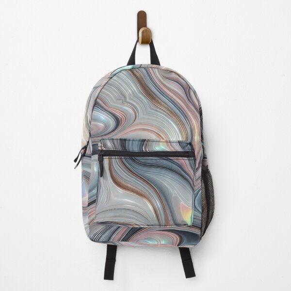 Item preview, Fluid Iridescent Liquid Marble Texture pink and blue Tones 30 designed and sold by JohnnyVillas.