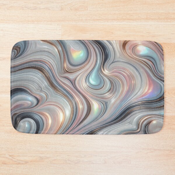Item preview, Fluid Iridescent Liquid Marble Texture pink and blue Tones 30 designed and sold by JohnnyVillas.