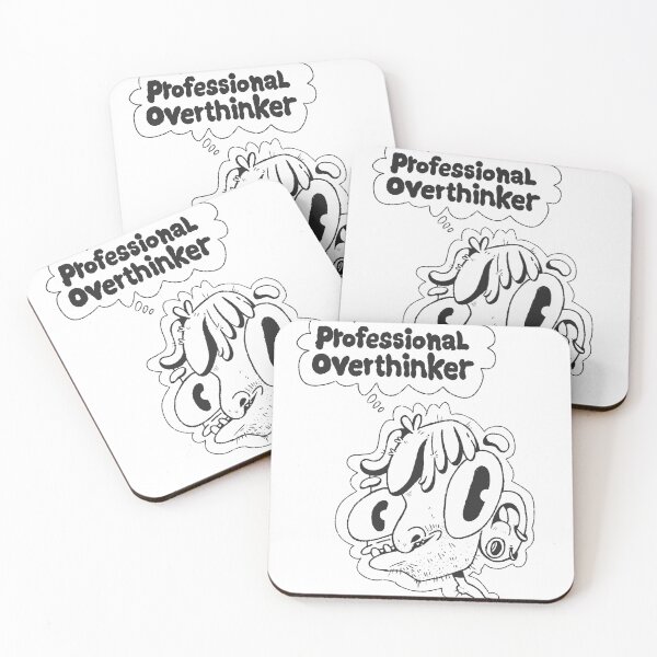 Item preview, Professional Overthinker - Silly Doodle designed and sold by Grace Mattos.