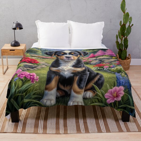 Item preview, Tilly Greater Swiss Mountain Puppy Portrait designed and sold by Heart and Soul Studio.