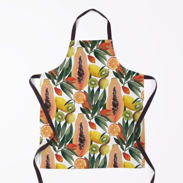 Item preview, Watercolor tropical fruits patterns designed and sold by paratynka.