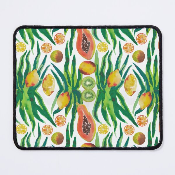 Item preview, Watercolor tropical fruits patterns designed and sold by paratynka.