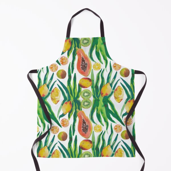 Item preview, Watercolor tropical fruits patterns designed and sold by paratynka.