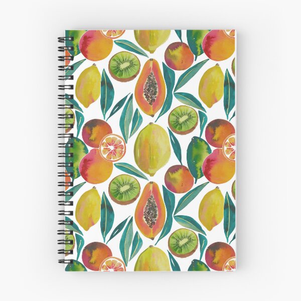 Item preview, Watercolor tropical fruits patterns designed and sold by paratynka.