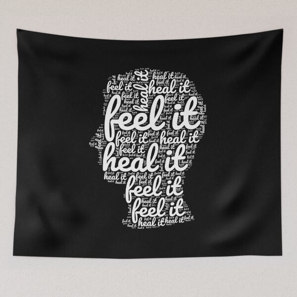 Item preview, Feel it heal it. Mental health. designed and sold by designsbyaneta.