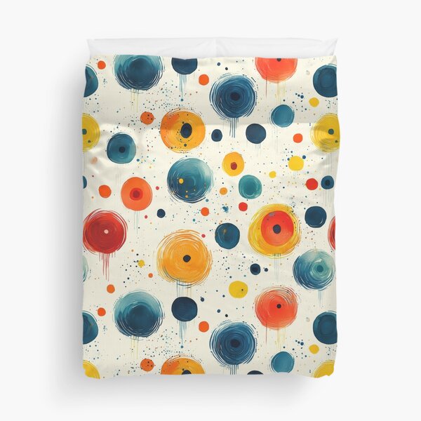 Item preview, Watercolor Shapes Pattern – Colorful Abstract Circles designed and sold by SylvieVibes.