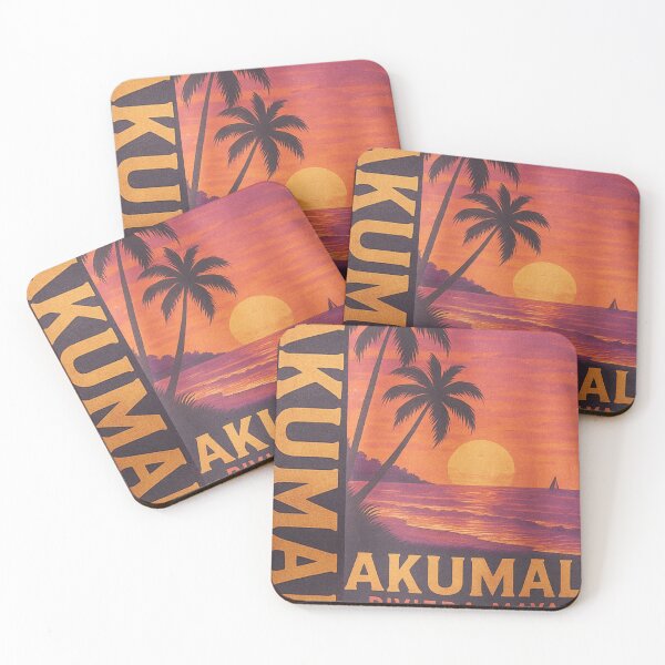 Item preview, Akumal Riviera Maya T-shirt - Vintage Sunset | Travel Mexico Magical City designed and sold by DRAWZENART.